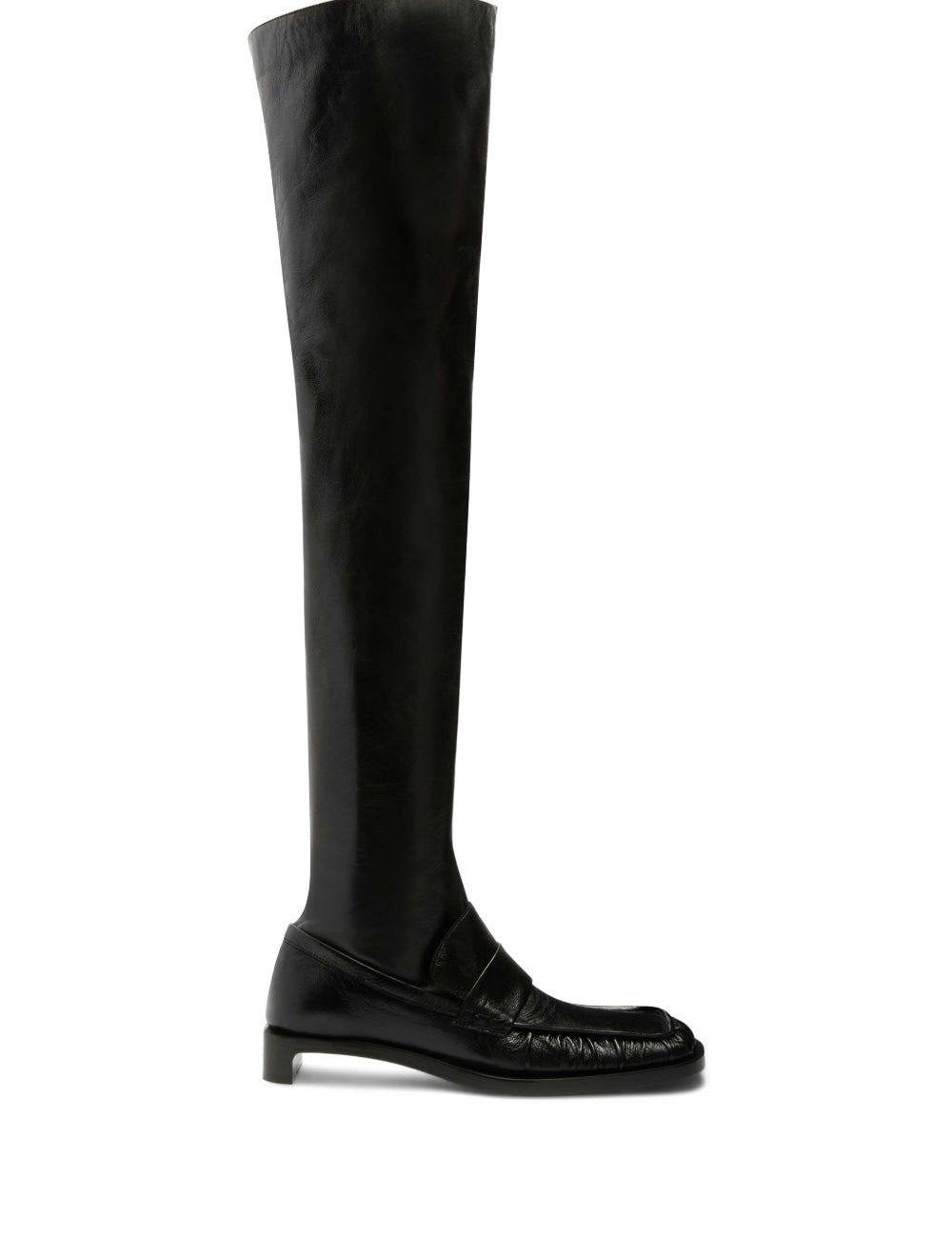 Stivali alla coscia in nero Jil sander - donna 