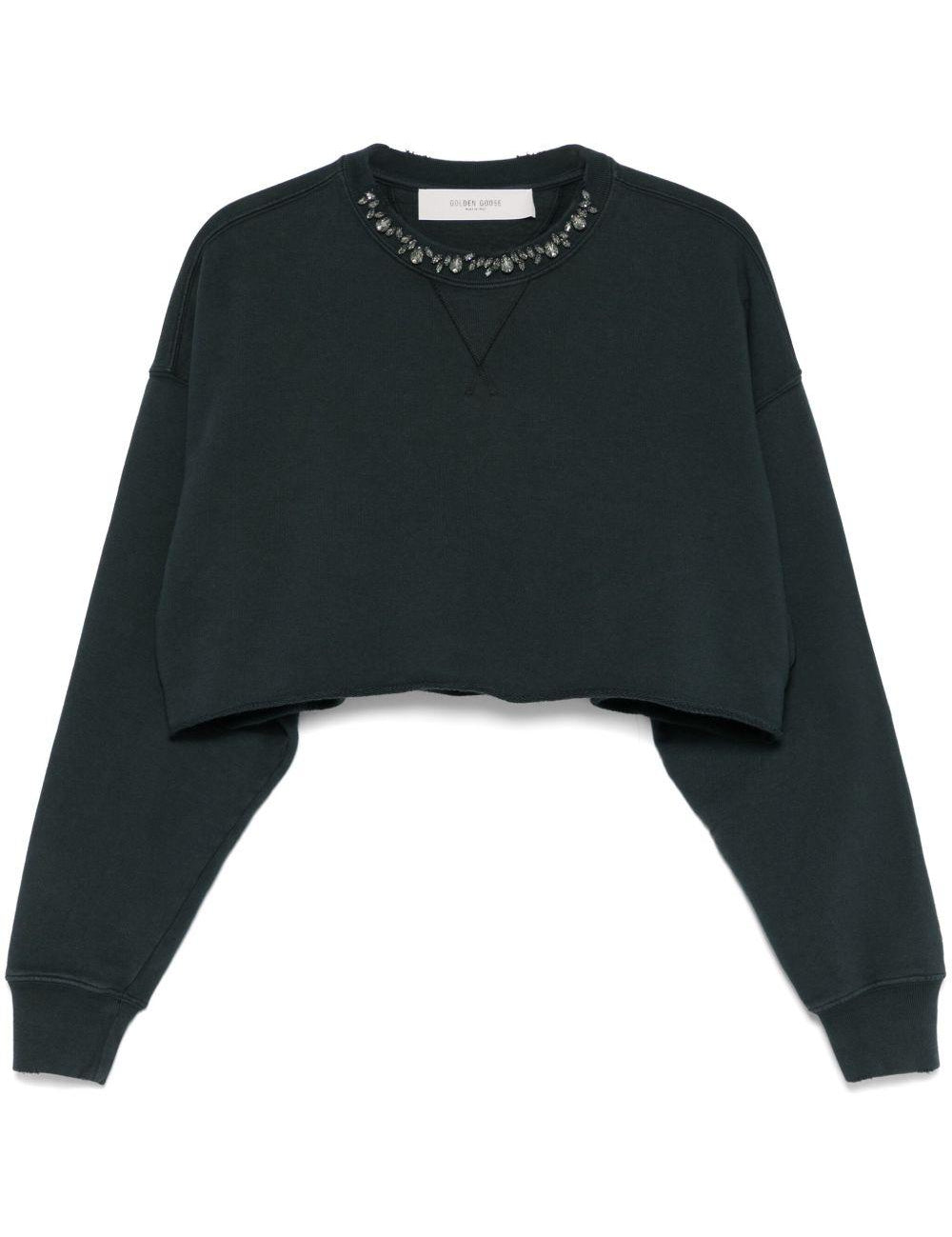 Felpa Nives in nero Golden goose - donna 