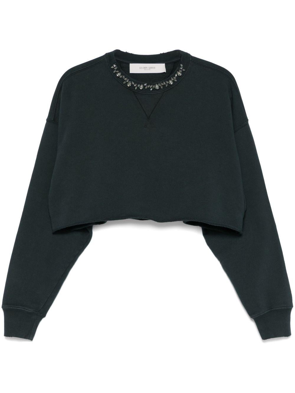 Felpa Nives in nero Golden goose - donna 