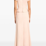 Abito lungo nocturne con cristalli in rosa Jenny packham - donna 