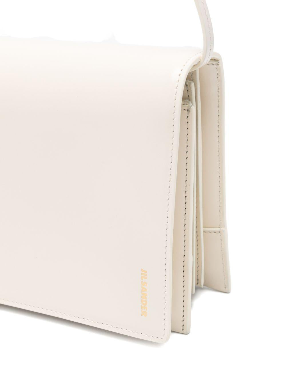 Borsa a spalla file in bianco Jil sander - donna 