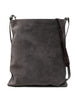 Borsa a tracolla in suede in grigio Dries van noten - donna