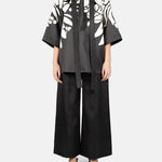 Blusa in mikado in nero e bianco Elie Saab - donna 
