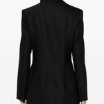 Blazer monopetto Lesia con decorazione in nero Costarellos - donna 