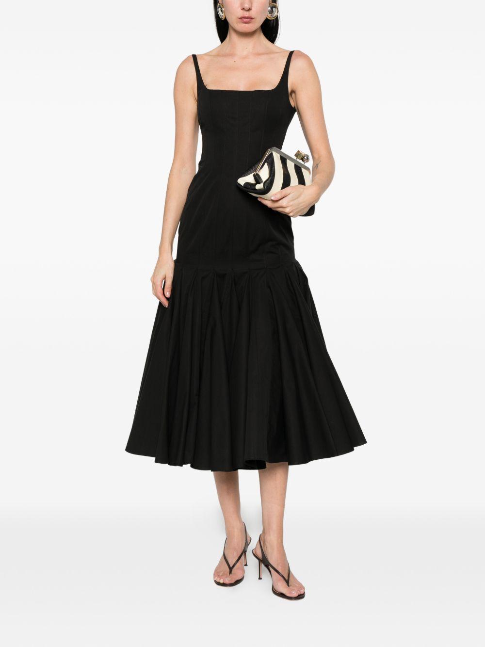 Abito midi La Agave Robe in nero Jacquemus - donna 
