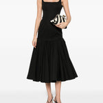 Abito midi La Agave Robe in nero Jacquemus - donna 