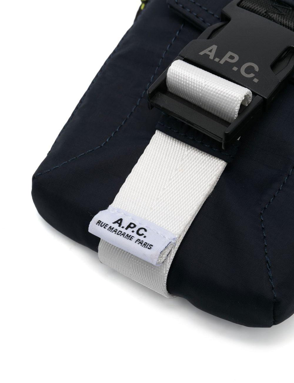 Borsa a tracolla trek in blu - A.P.C -  uomo 