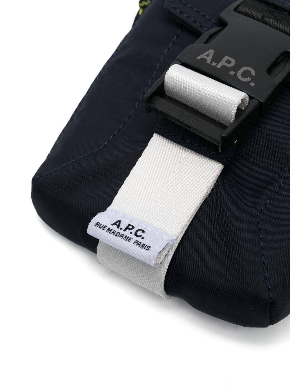 Borsa a tracolla trek in blu - A.P.C -  uomo 