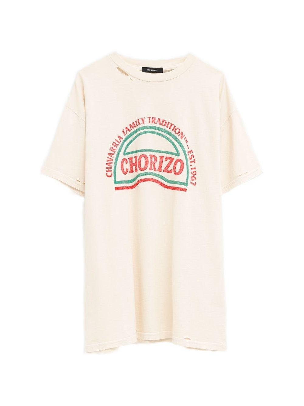 T-shirt con grafica in beige Willy chavarria - uomo 
