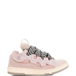 Sneakers con lacci a zigzag in rosa Lanvin - uomo 