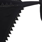 Slip Bikini Le Bas De Maillot Picot in nero Jacquemus - donna 