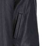 Giacca in pelle con zip in nero Sunflower - uomo 