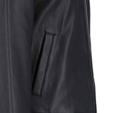 Giacca in pelle con zip in nero Sunflower - uomo 
