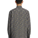 Camicia in cotone stampata multicolor 