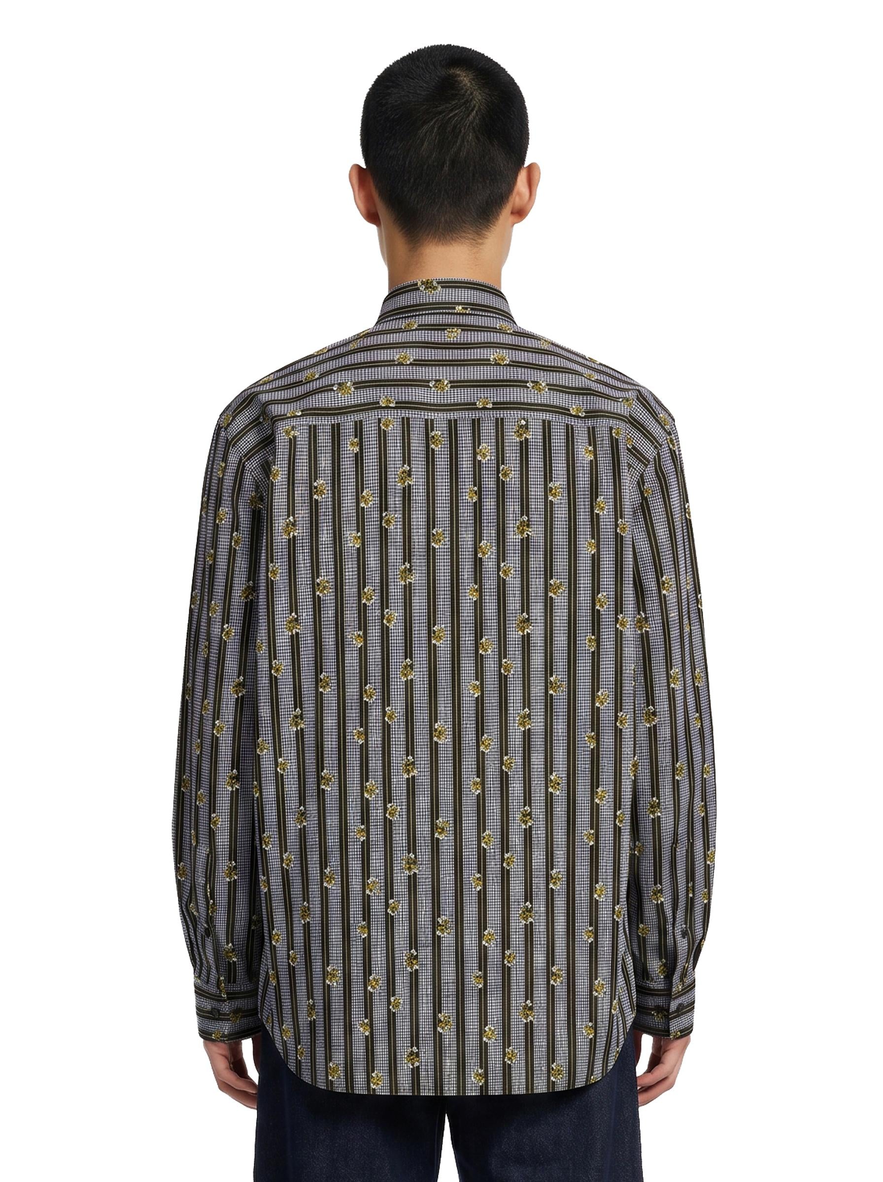 Camicia in cotone stampata multicolor 