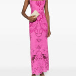 Abito lungo cut-out in rosa GIUSEPPE DI MORABITO - donna 