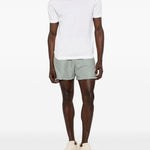 T-shirt a maglia fine con scollo a v in bianco Simkhai - uomo 