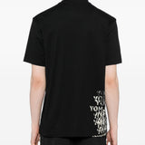 T-shirt GFX in nero Y-3 - uomo 