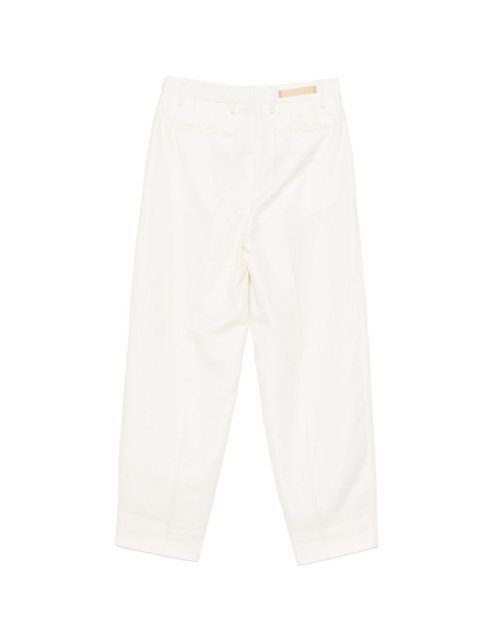 Pantaloni Charlotte con passanti per cintura in bianco Birkenstock x sftm - donna 