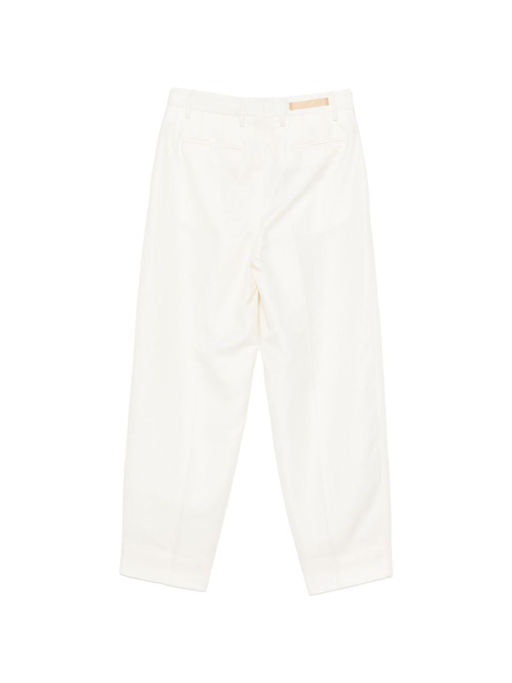 Pantaloni Charlotte con passanti per cintura in bianco Birkenstock x sftm - donna 
