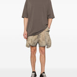 Pantaloncini sfilacciati Stefan in grigio Rick owens drkshdw - uomo 