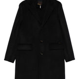 Cappotto monopetto in blu Moorer - uomo 