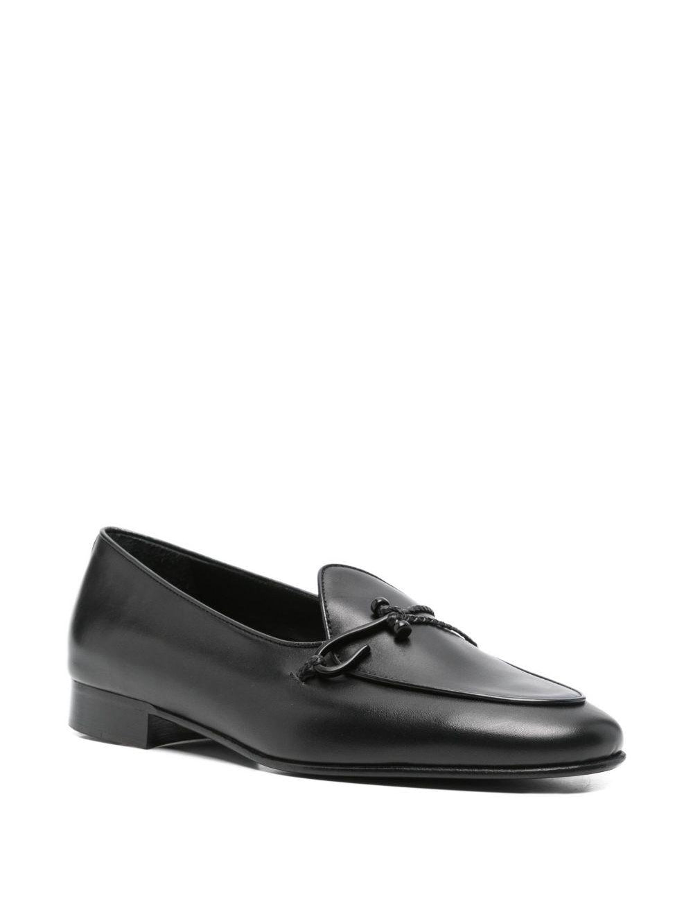 Mocassini comporta in pelle in nero Edhèn milano - uomo 