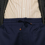 Pantaloni con tasche con coulisse in blu Drole de monsieur - uomo 