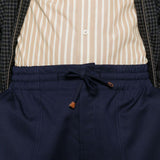 Pantaloni con tasche con coulisse in blu Drole de monsieur - uomo 