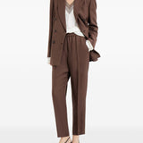 Pantaloni ampi in nero Brunello cucinelli - donna 