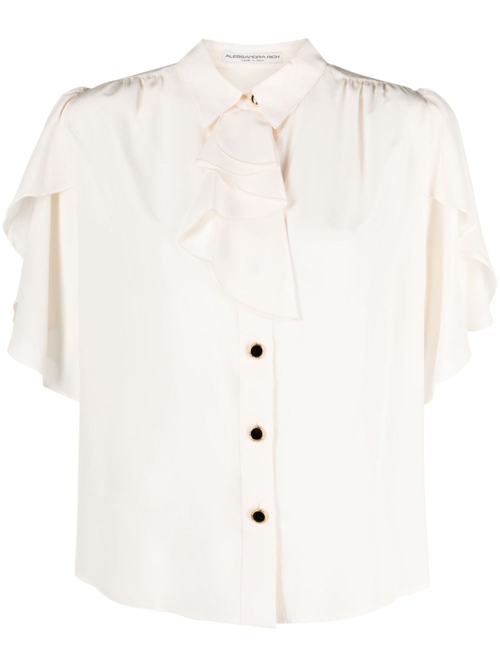 Camicia con nodo in bianco - donna ALESSANDRA RICH | FABX3565F30572548