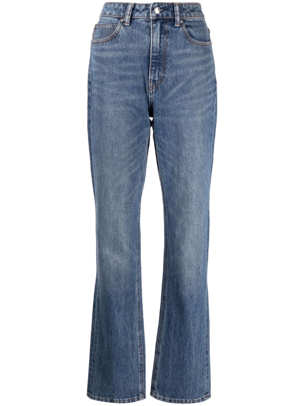 Jeans slim a vita alta in blu - donna ALEXANDER WANG | 4DC3234176473