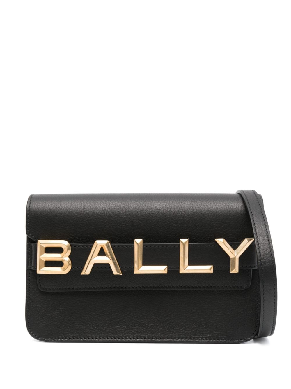 Black logo-lettering crossbody bag - women - BALLY - divincenzoboutique.com