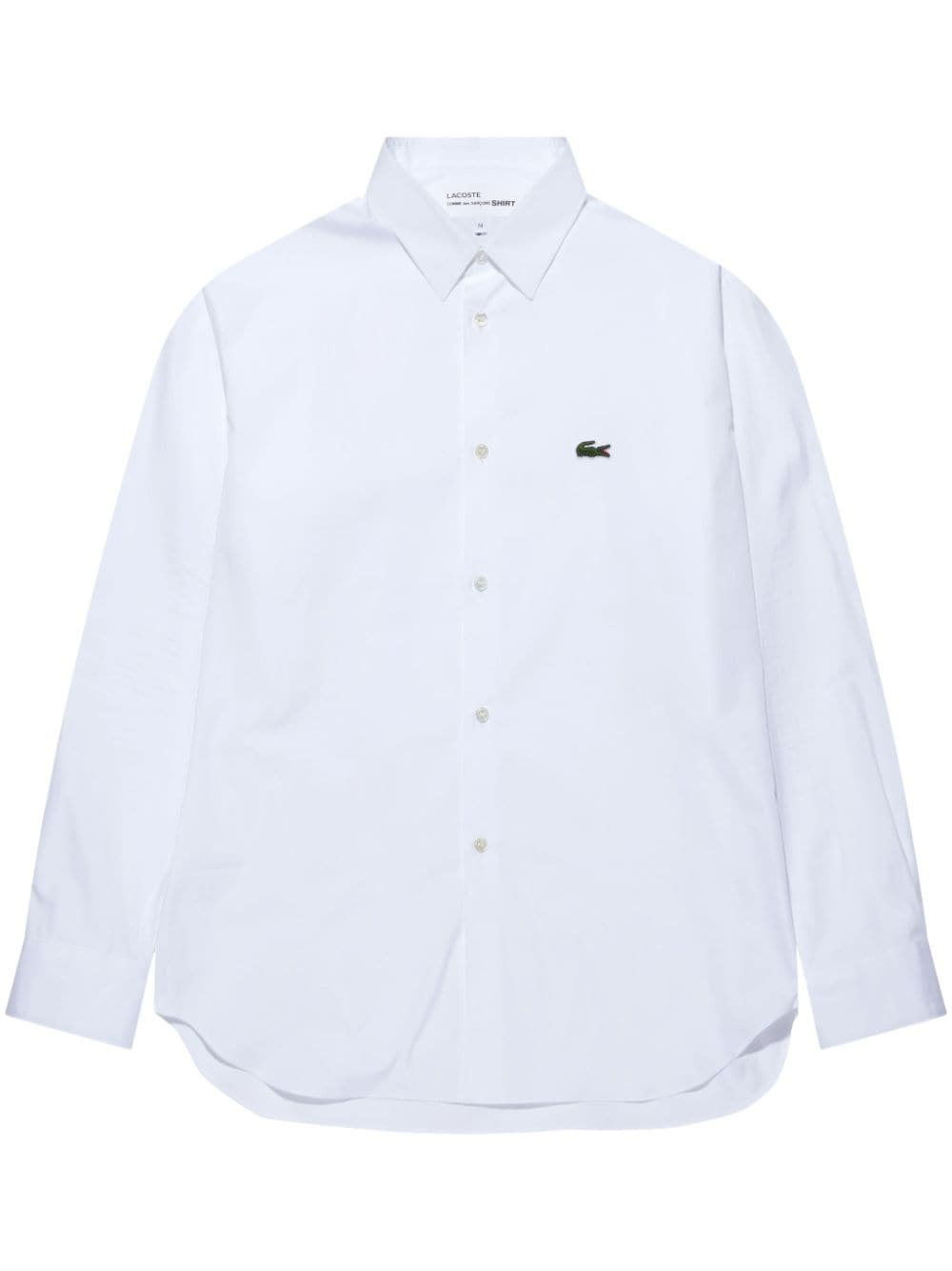Camicia con logo lacoste in bianco - uomo COMME DES GARCONS SHIRT | FLB0011