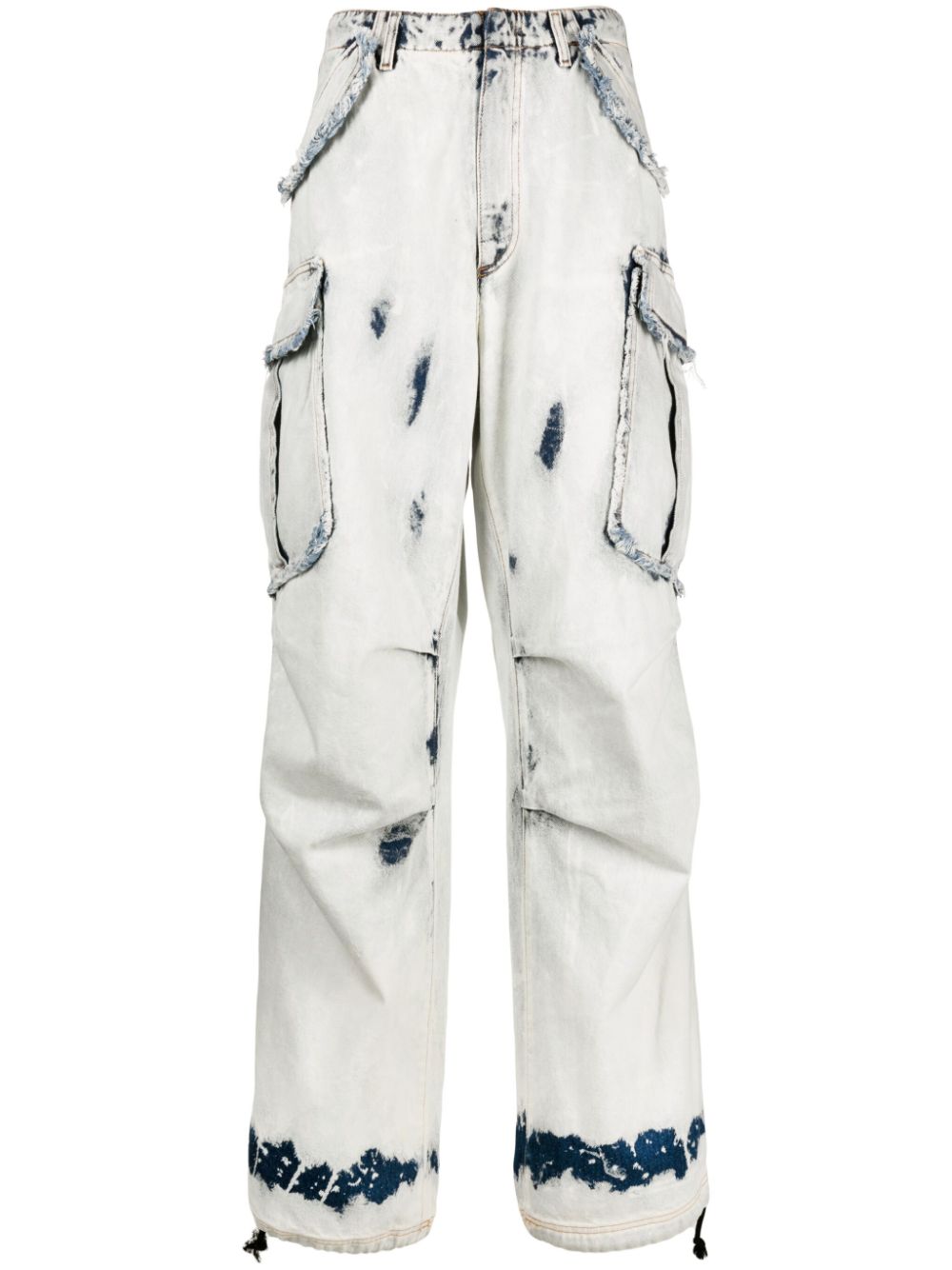 Jeans Cargo Vivi in blu e bianco - donna DARKPARK | WTR01DBL01W1W401