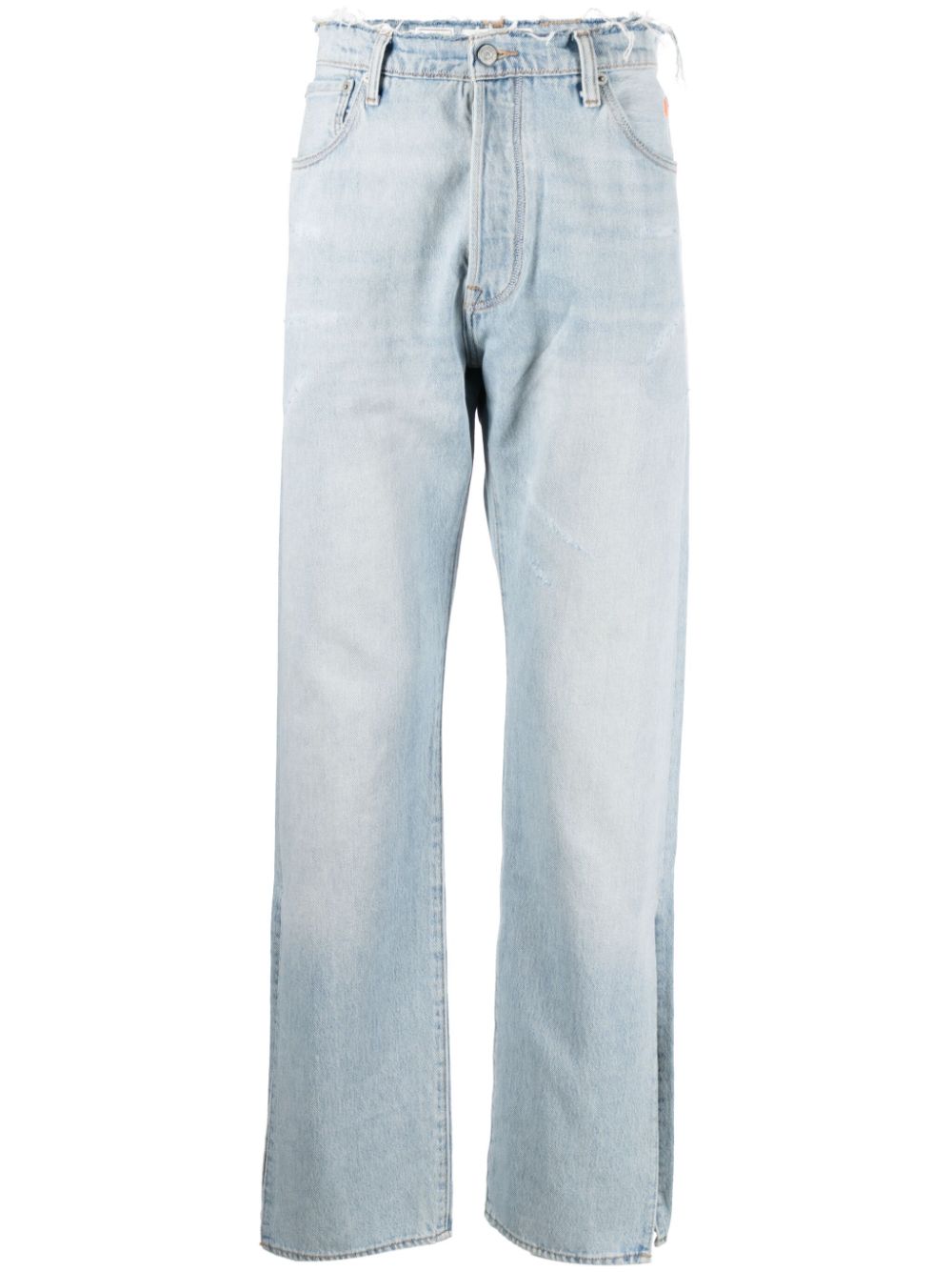 Light blue x Levi's 501 slit jeans - women - ERL 