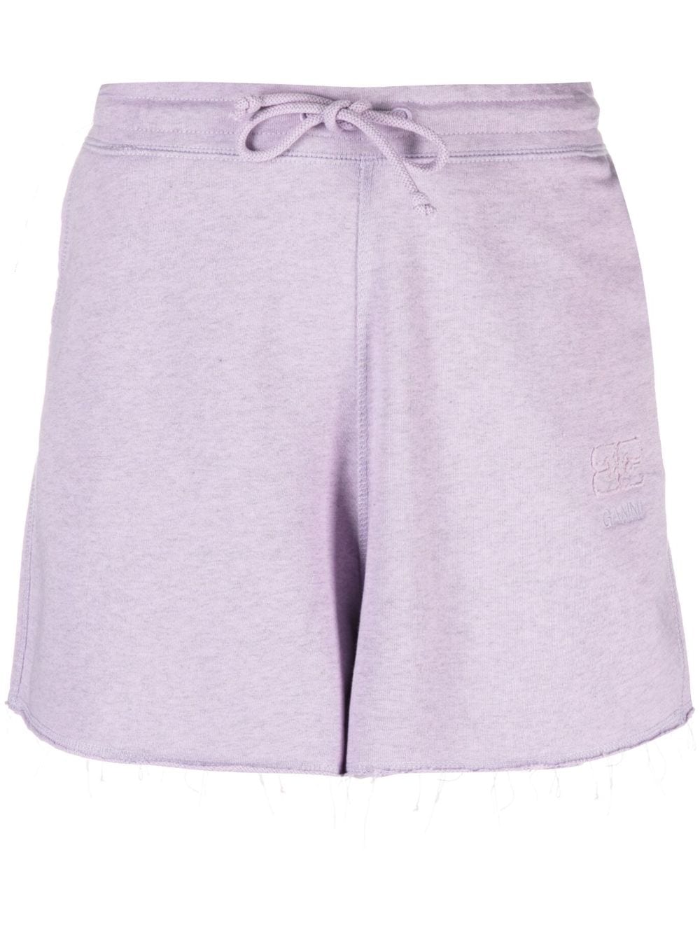 Shorts con coulisse in lilla - donna GANNI | T3681712