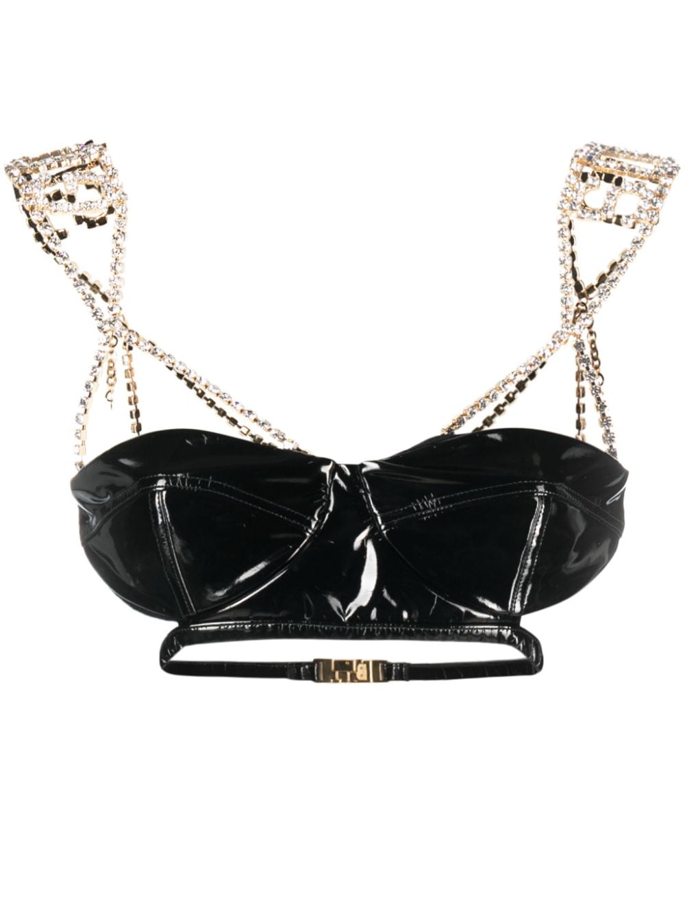 Top Bling in nero - donna GCDS | FW23W74024102