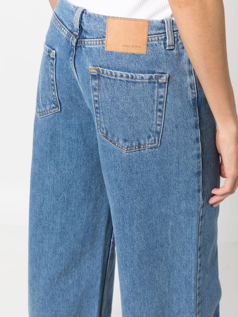 Jeans a gamba ampia in blu - donna MAGDA BUTRYM | 115723BL