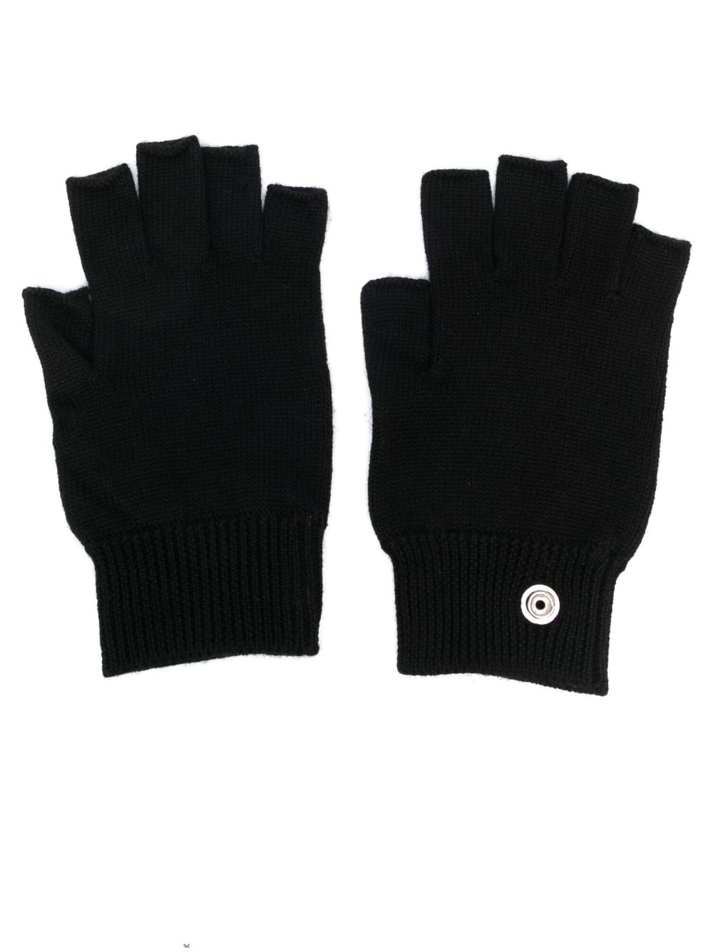 Black fingerless gloves - men - RICK OWENS - divincenzoboutique.com
