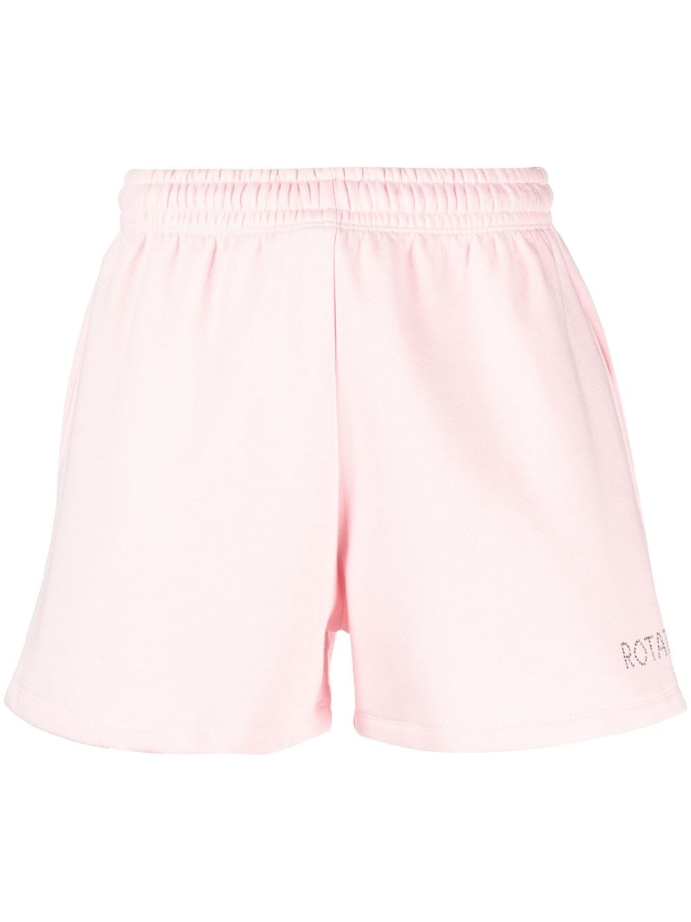 Shorts sportivi con logo di strass in rosa - donna ROTATE SUNDAY | 700006043132006