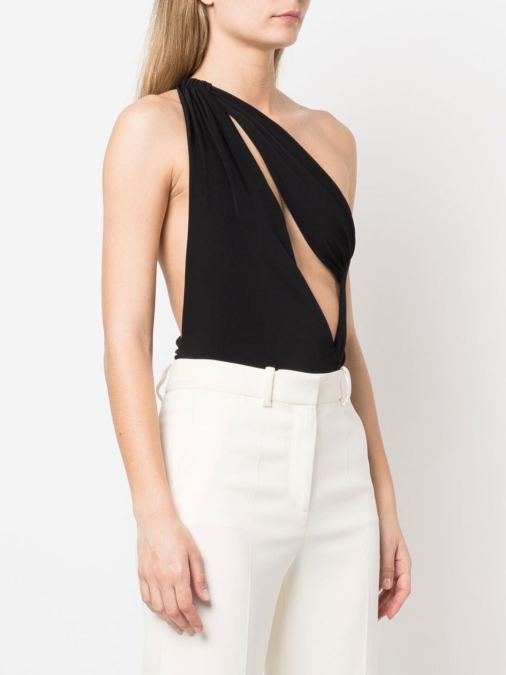 body cut out-donna MONOT | 35RS22BLK