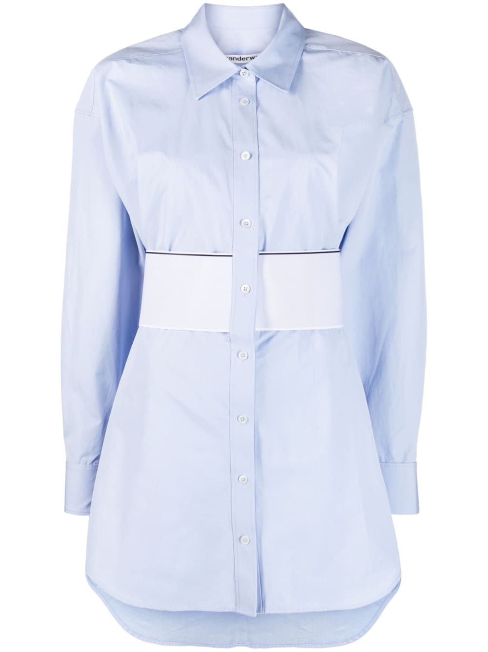 Light blue shirt dress - women - ALEXANDER WANG - divincenzoboutique.com