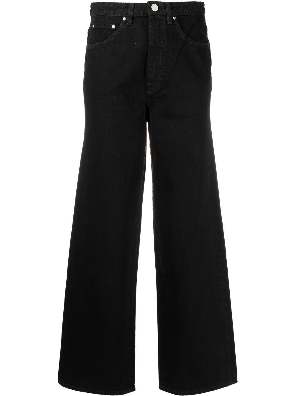 Black high-waisted flared jeans - women TOTEME | 221230739204