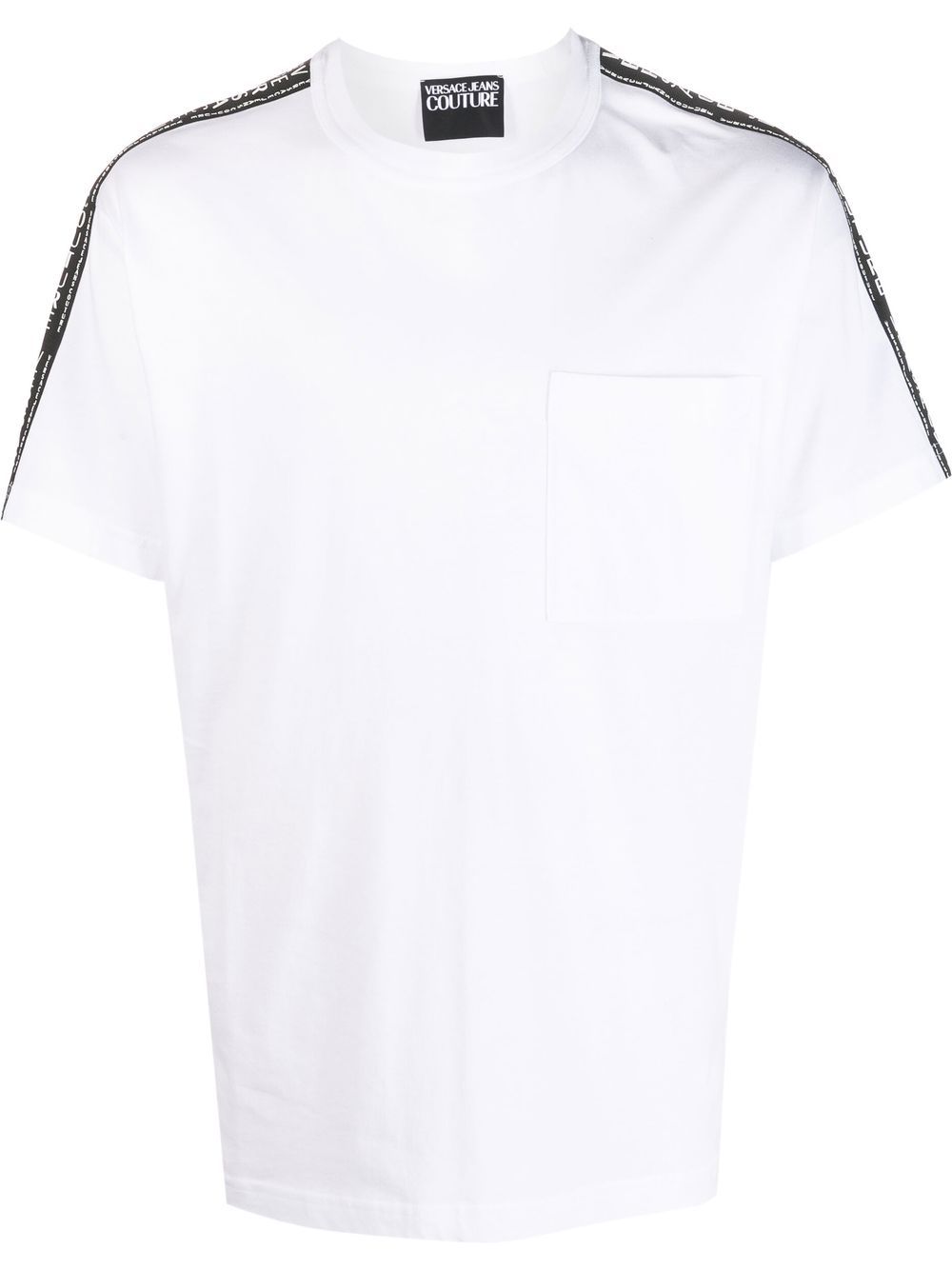 White Logo-Tape T-Shirt - Men - Versace Jeans Couture -  Divincenzoboutique.Com
