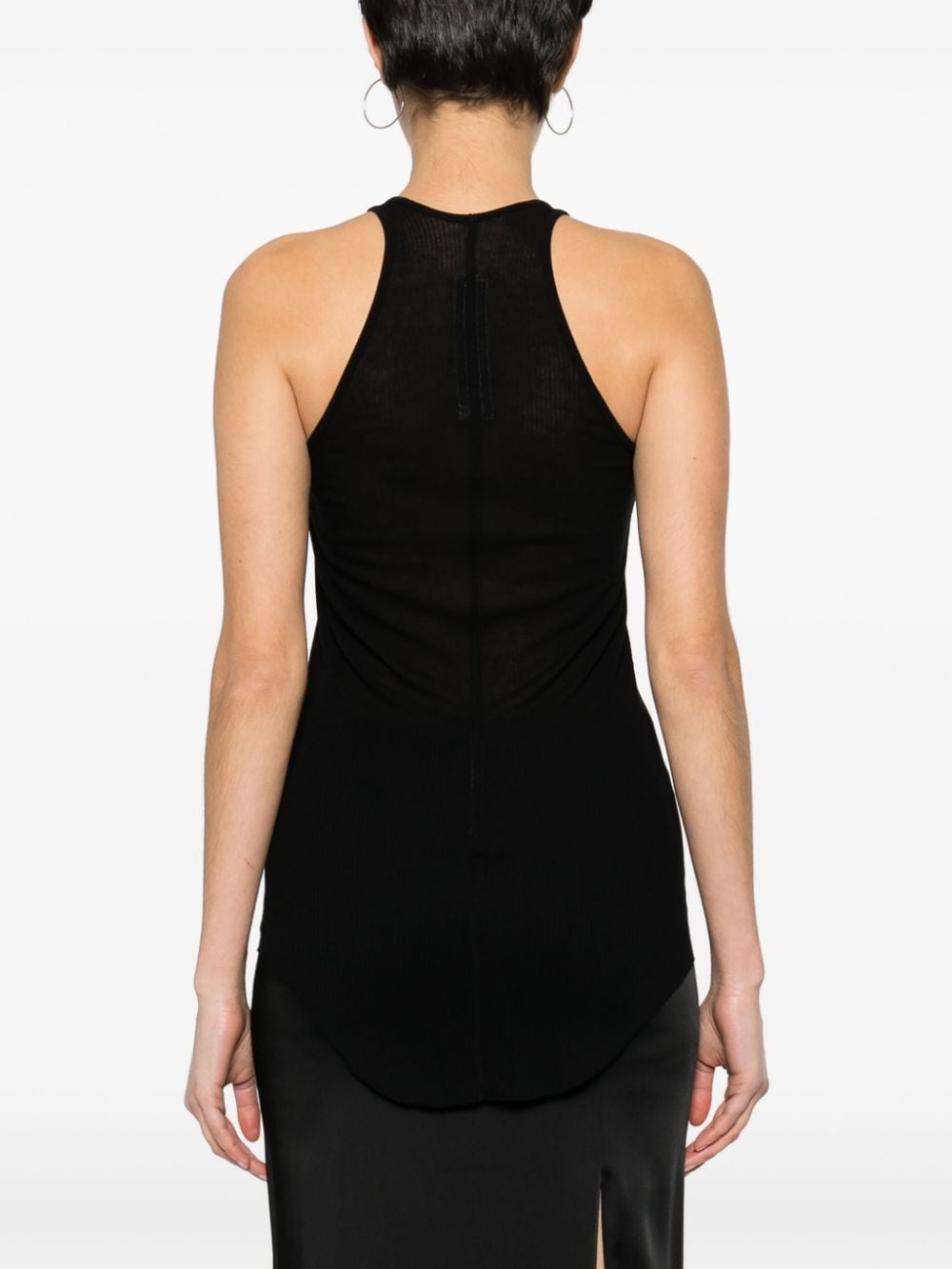 Top a coste in nero - donna RICK OWENS | RP01D2101RC09