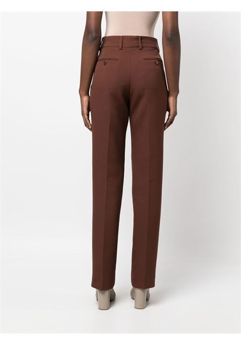 High waist trousers brown- women ACNE STUDIOS | AK0584295