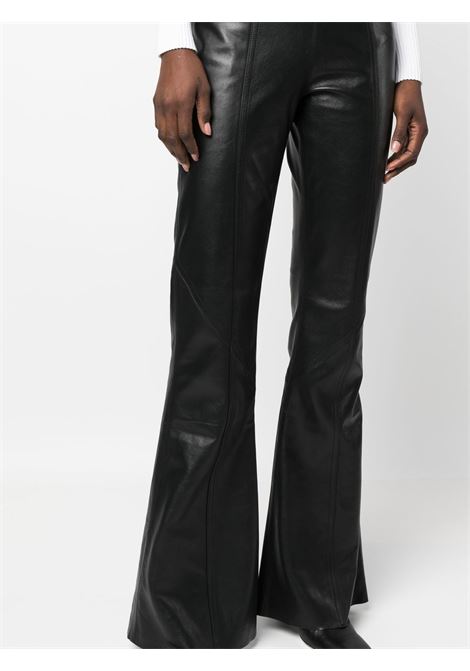 Black flared-leg trousers - women  ALBERTA FERRETTI | A371066750555