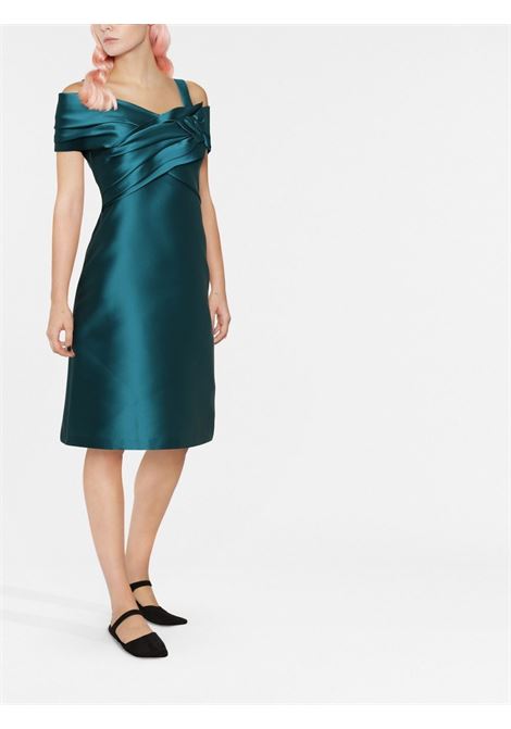 Green bow-detail mini dress - women  ALBERTA FERRETTI | V046666250330