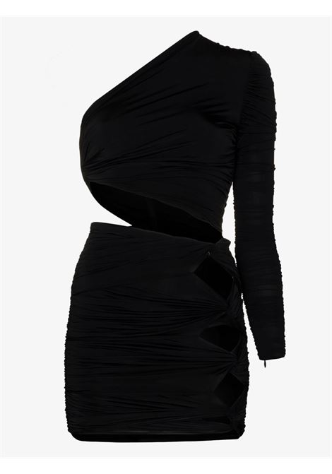 Mini abito monospalla in nero - donna ALEX PERRY | D858BLK